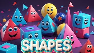 Learn Shapes for Kids | Circle, Square, Triangle, Rectangle & More!