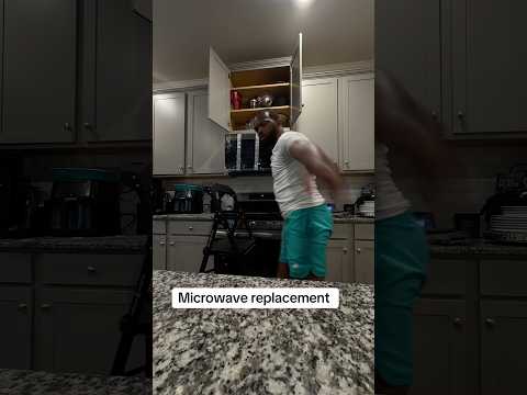 Over the stove microwave replacement #homeimprovement