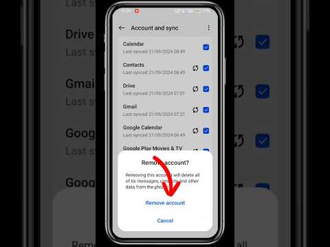 How to remove gmail account from android phone 2024-25  [REMOVE GOOGLE ACCOUNT] #gmail