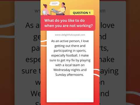 IELTS Speaking Part 1 | #shorts