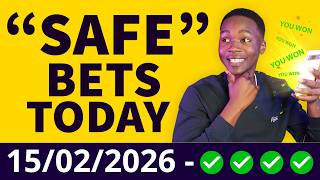 FOOTBALL PREDICTIONS TODAY 15/02/2026 SOCCER Predictions TODAY | BETTING Tips, #footballpredictions