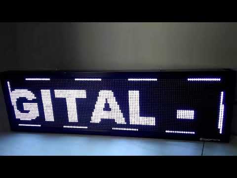 Painel Led 130 x 40 Branco Imagencria