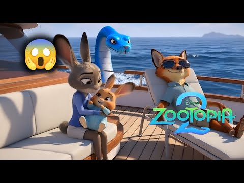 Fan cartoon adventure Zootopia 2: Sea Adventure – Judy & Nick vs Big Blue Snake | (Fan-Made AI Story