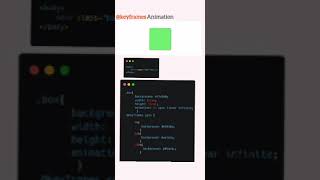@keyframes animation in css #css #htmlcss #csstricks