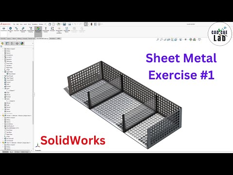 Sheet Metal | Bin Assembly | SolidWorks for Beginners