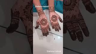 asthetic floral mehndi 💚 shahenur mehndi #mehndi #henna #song #trendingsong #arjitsinghstatus
