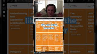 The presenter can really make or break the session #developerlife #coding #programming #learning