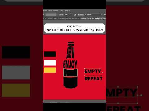 Learn how to apply text inside a shape using #AdobeIllustrator?