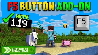 The F5 Button Add-on for Minecraft: PE 1.19 || Change Camera Angel In One Click in Mcpe
