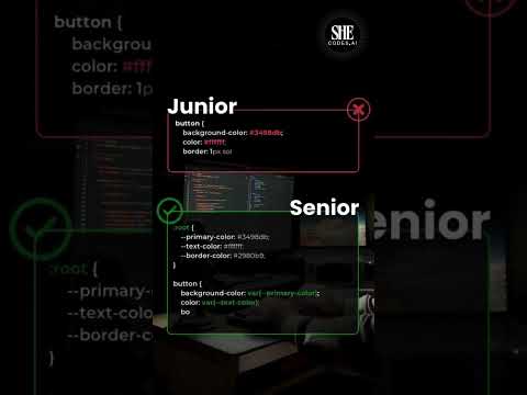 Junior vs Senior 😎 #coder #Coding #WebDev #LearnToCode #JuniorVsSenior #CodeTips #code