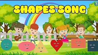 Shapes Song for toddlers|learning shapes for kids| rhymes songs for children 