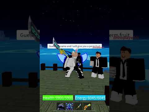 This kitsune guy gave me a perm portal in bloxfruits #roblox #bloxfruits #shortsfeed