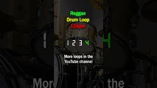 Reggae Drum Loop - 134bpm #reggaedrums #reggaeloop