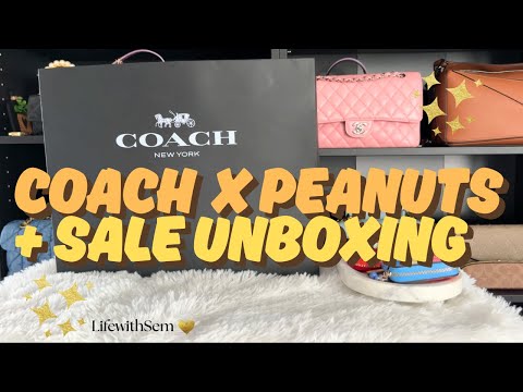 Coach x Peanuts unboxing + Coach Retail sale + Hubby's gift | LifewithSem