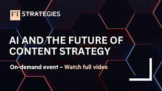 Exclusive event | AI and the Future of Content Strategy