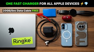 🔋 Ringke 65W GaN Charger Review – Fast Charges Everything from MacBook to AirPods! 🚀 @TechApps Tamil