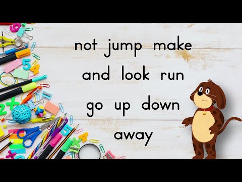 Beginning Sight Words Part 3