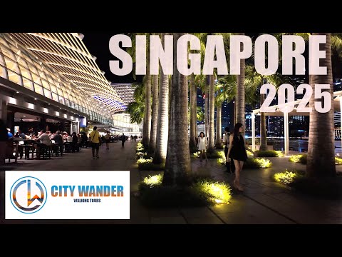 Singapore Walking Tour 2025 [4k]