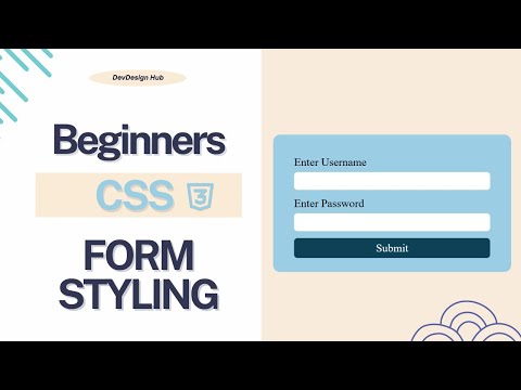 Turn a Boring Form into a Stunning Design with CSS | Beginner's Guide