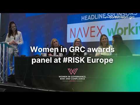 Women in GRC panel at #RISK Europe - the importance of championing WGRC I CoreStream GRC