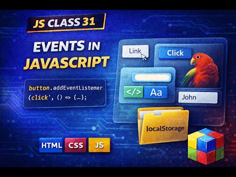JS Class 31 | Events in JavaScript