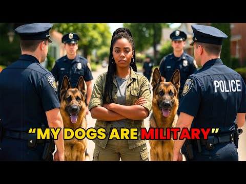 Racist Cops Attack Black Woman, But Then Her Loyal Dogs Rush To Her Side...