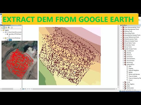 Extraction of DEM from Google Earth
