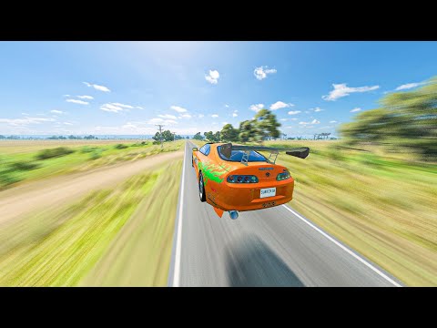 Instant 600 MPH Acceleration: Which BeamNG Car Survives! 🔥 - BeamNG Drive #106