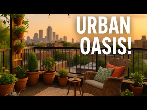 Rooftop Small Garden Design | Urban Oasis Ideas