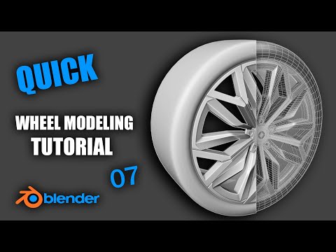 Blender Car Wheel Modeling #07 – Full Tutorial for Beginners | BlenderDisaster