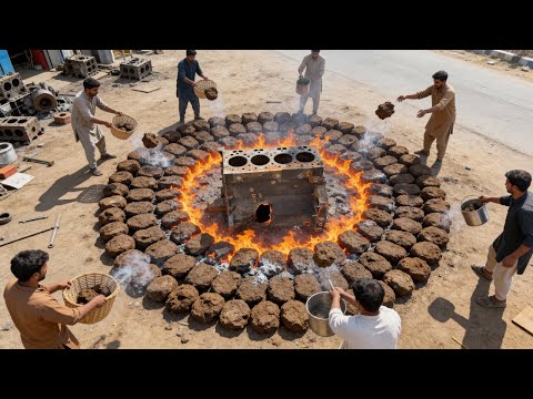 Amazing Pakistani Mechanic Fix Broken Engine Block for New Life!