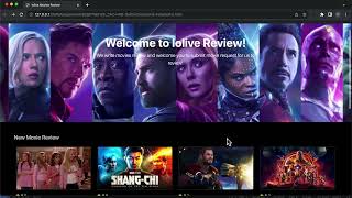 Movies Review Webpage done Using HTML & CSS