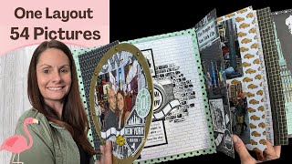 Scrapbook Flip Pages: People of NYC Interactive Layout