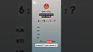 SSC CHSL reasoning questions #allexam #rpf #ssccgl #sscgd #uppolice #shortfeed