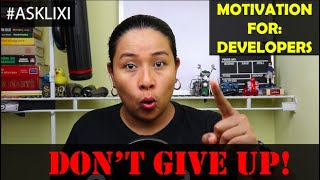Motivation for Developers #7 - Don't Give Up