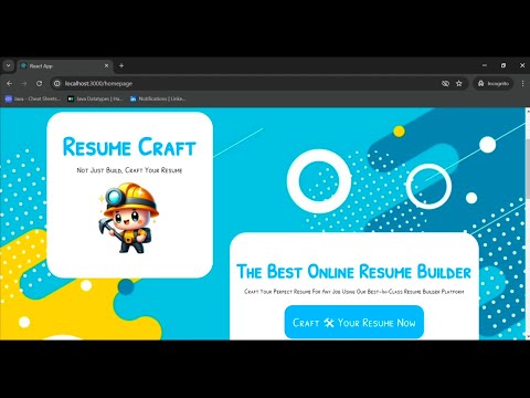 Resume Builder MERN Website || Mern project #1