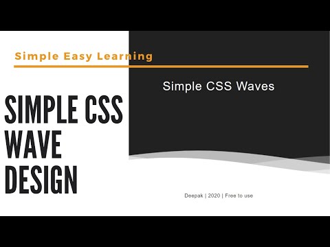 Simple CSS Wave | HTML & CSS