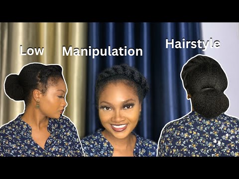 Simple and Easy Natural Hairstyle for Natural Hair| Elegant hairstyle for black women| Nemi Effy