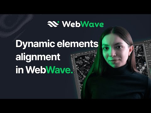 Dynamic elements alignment in WebWave website builder - website in 5 minutes