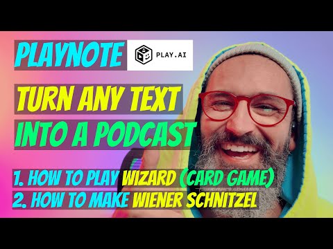 Having Fun with Play.ai: Turning any Text into a Podcast with PlayNote