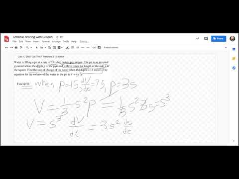 Calc 1, 'Did I Get This?' Problem 3.10 partial