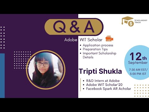 LIVE Q&A - Adobe WIT Scholar