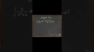 Integrate this with a creative u-sub #calculus #calculusconcepts
