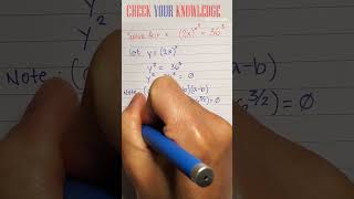 Math Tricks Algebra Solve for x challenge  #fastcalculationtricks #easymathtricks #mathforstudents