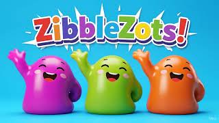 Meet the ZibbleZots! #ZibbleZots #toddlerfirstwords   #reelsforkids  #colorsplash  #watchagain 