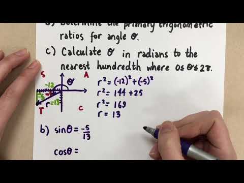Evaluating Trig Ratios (Radians)