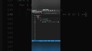 #viralvideo #viralpython #coding #how to make simple pattern in python  #python #pythontutorial