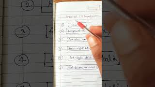 Important CSS property 👍 #css #css3 #html #programming Properties in CSS | Web Development Course