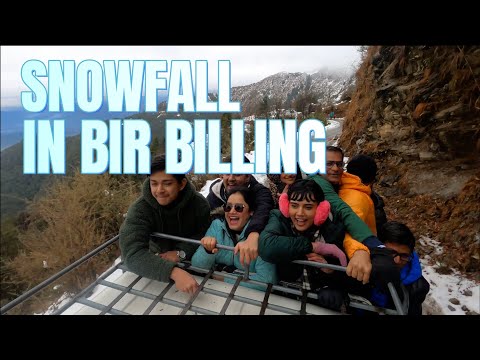 Cheeku bhai ki gaadi me phunche #bir #billing  | #vlog  | #kangra  walo ki #snowfall  🌨️