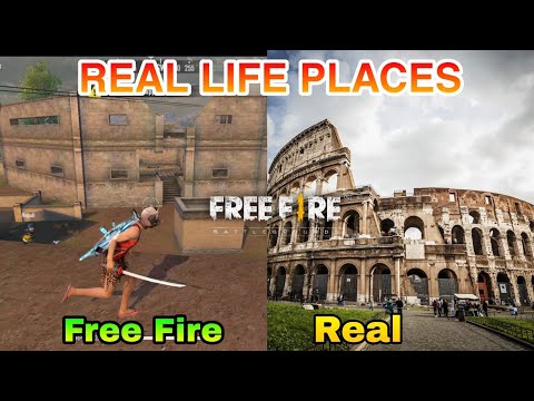 Real Life Places In Free Fire | Free Fire All  Map In Real Life